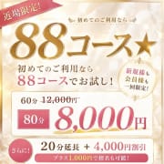 「業界最安値☆80分8,000円のお試し価格！」10/12(月) 00:36 | 人妻の楽園のお得なニュース