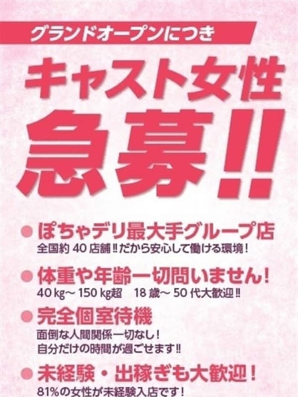 ぽっちゃりキャスト大募集中！
