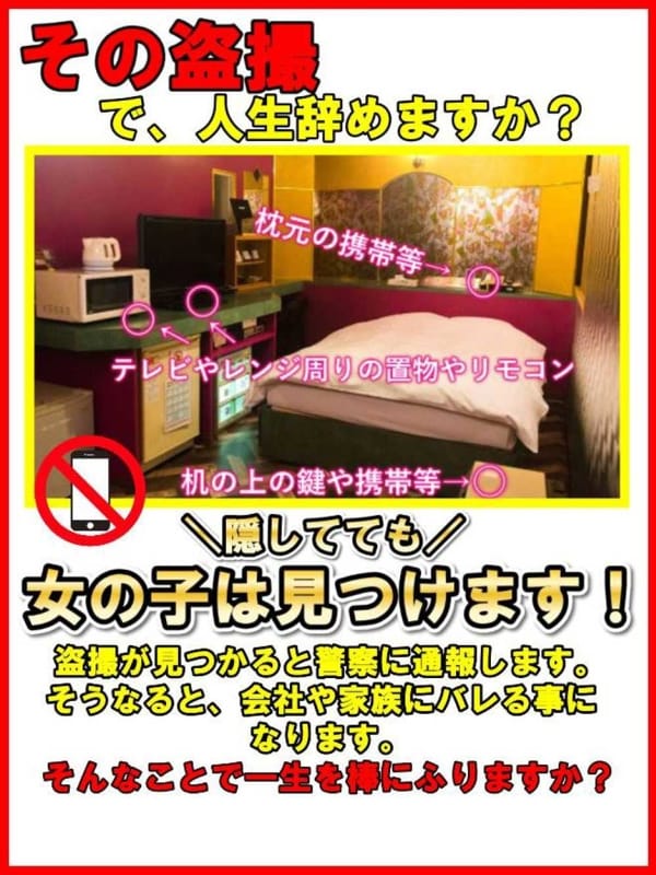 盗撮は通報します