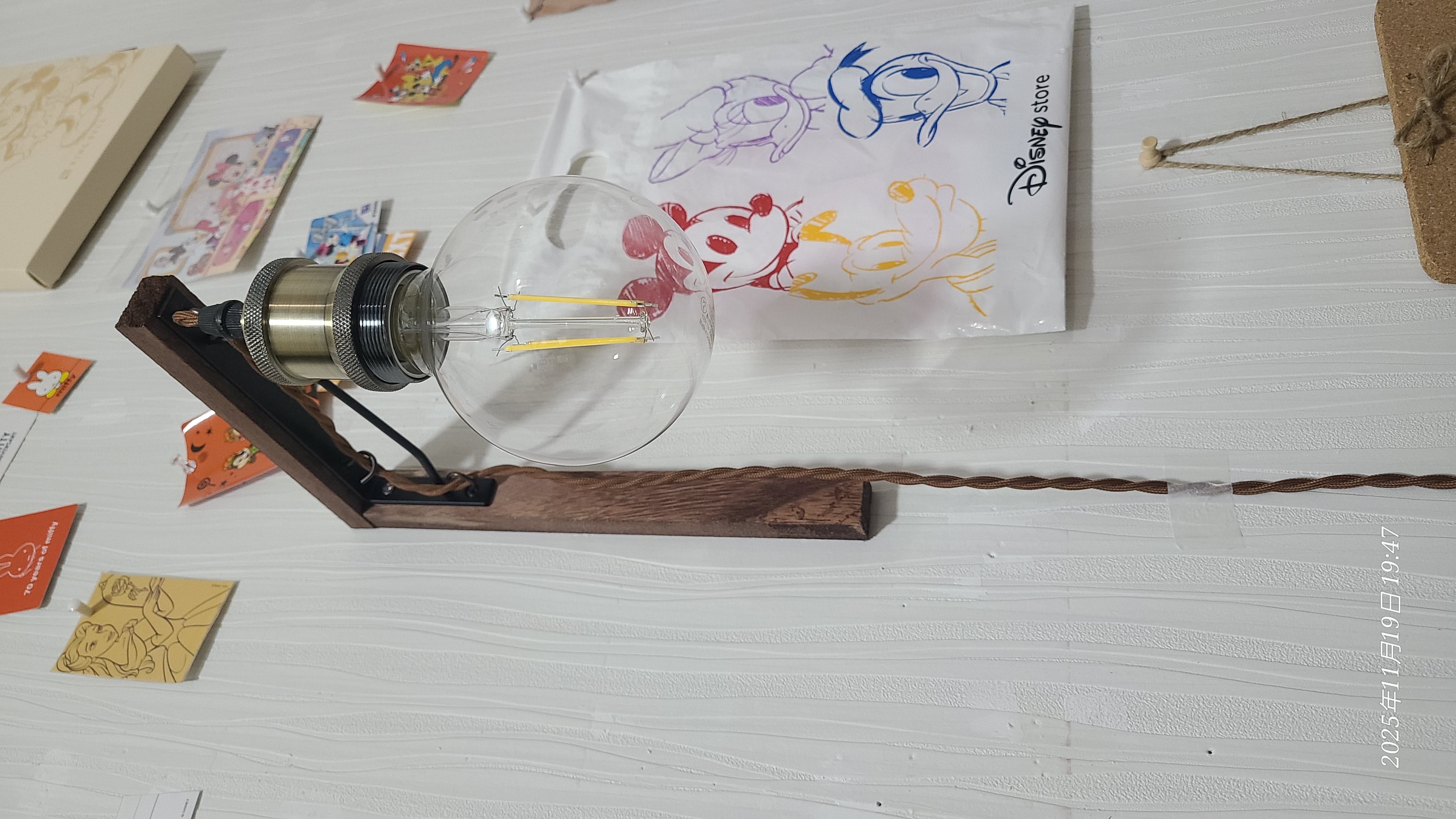 琴音「壁掛けライト完成」11/19(水) 19:48 | 琴音の写メ