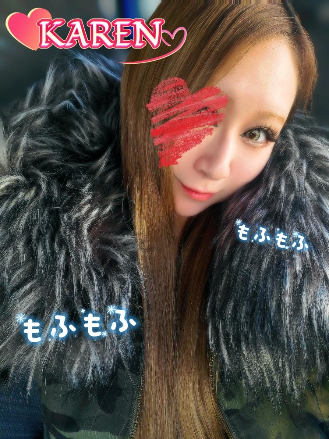 今日の私服❤️もふもふ