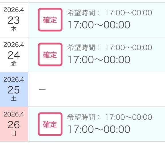シフトアップ