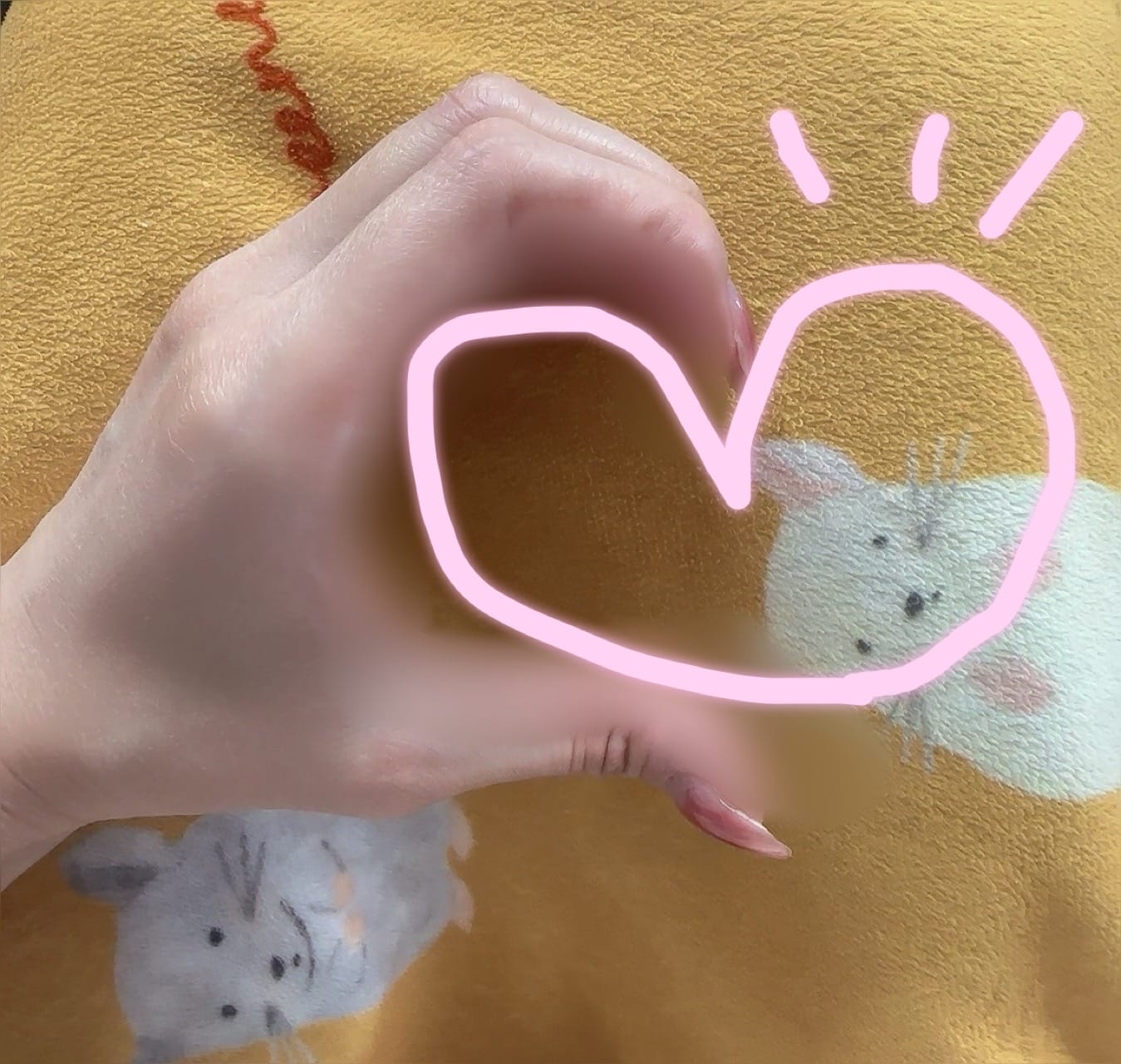 「はーとっ♡
