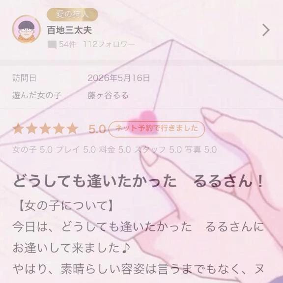 「お礼」05/18(月) 15:20 | 藤ヶ谷るるの写メ
