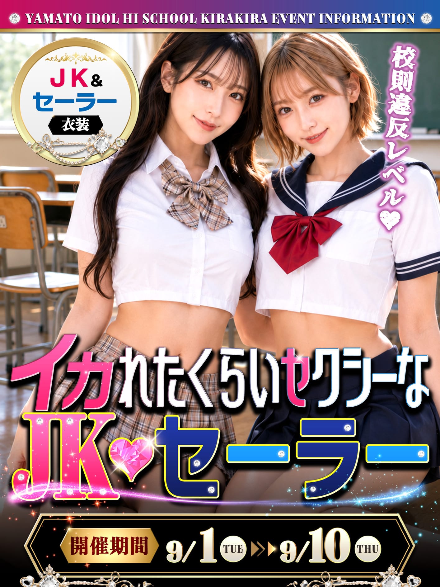 JK＆セーラー|大和ピンサロで今すぐ遊べる女の子
