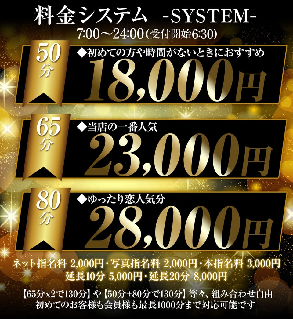 【ハピネス東京】の料金システム